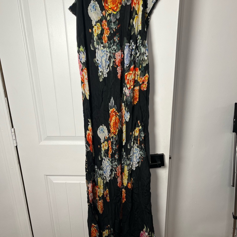 Johnny Was Floral Embroidered straps long floral dress - Picture 13 of 15